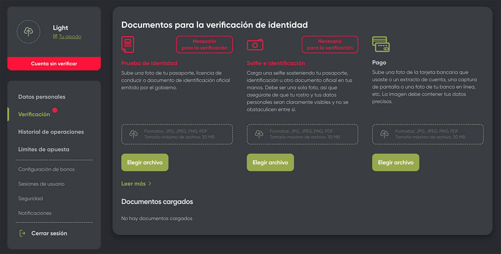 Verificación segura en Fresh Casino online para usuarios peruanos